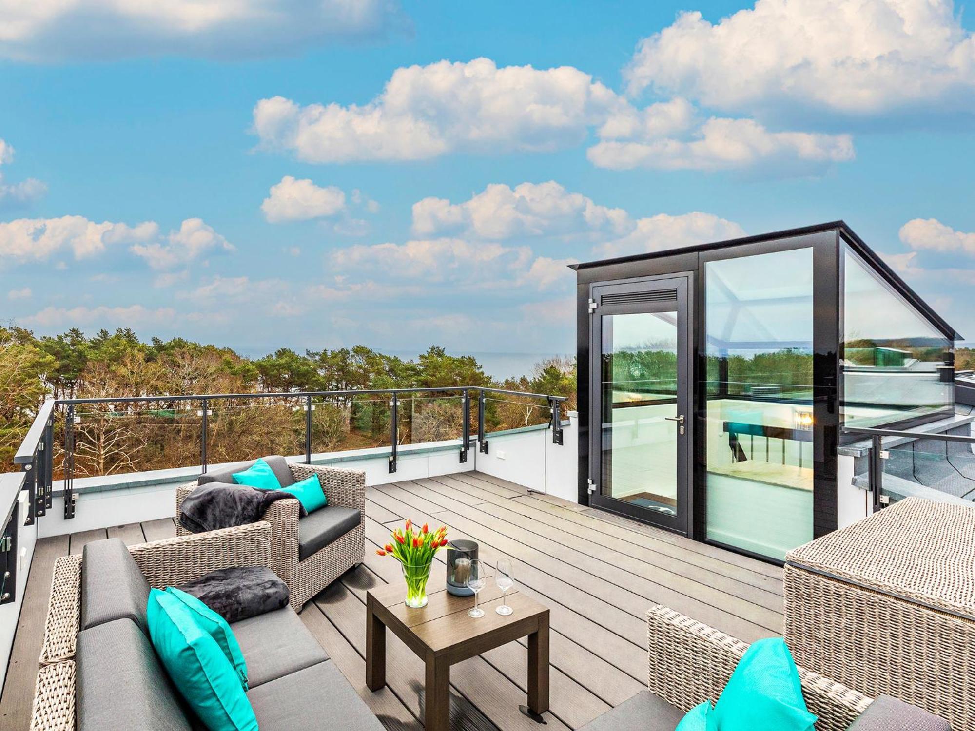 Fewo Prora - Kingfisher Dachterrasse Остзебад Бинц Экстерьер фото